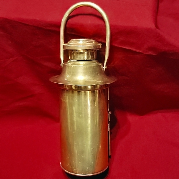 Vintage Nautical or Night Watchman Brass Lamp - circa 1940 - Picture 3 of 7